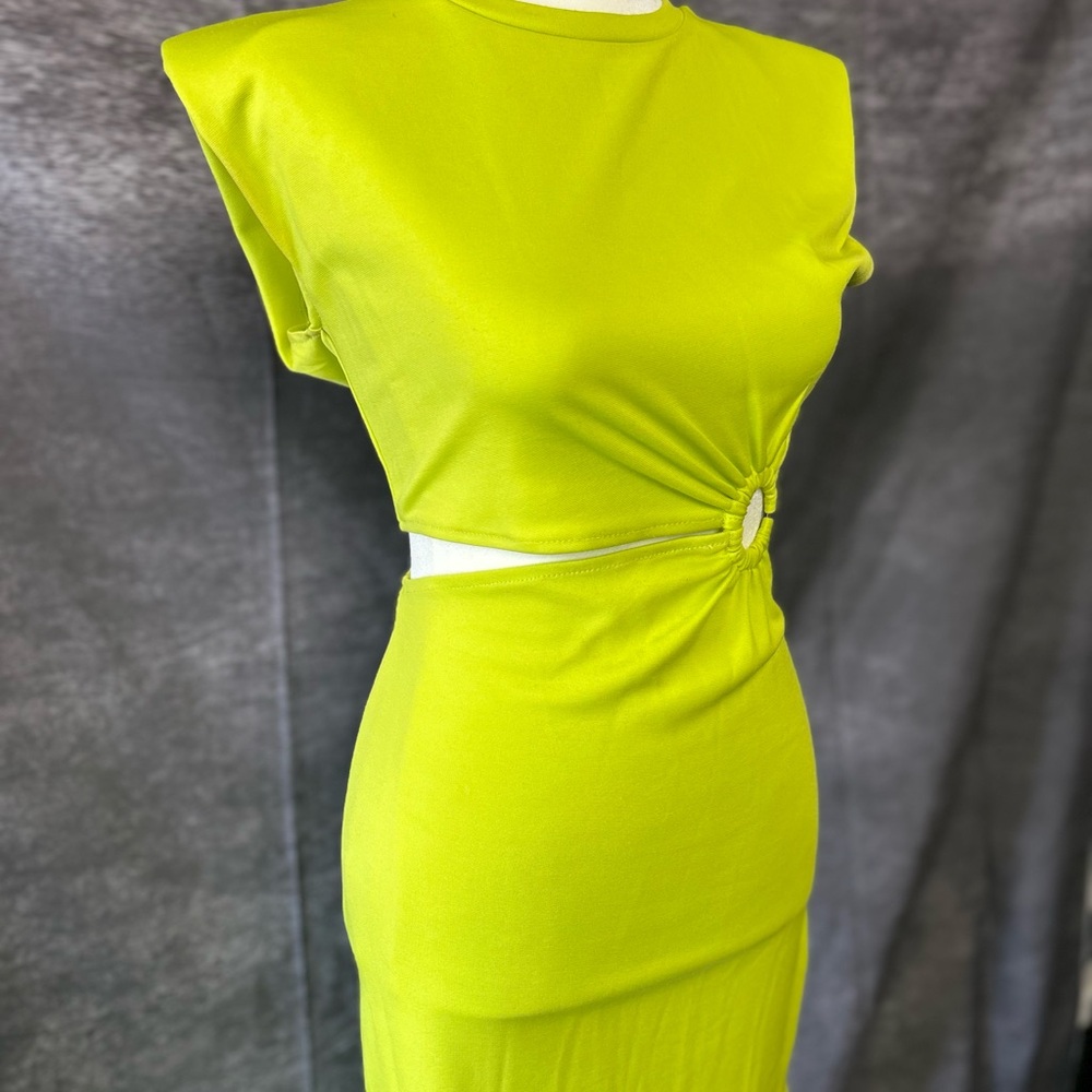 Lime Green Maxi Dress